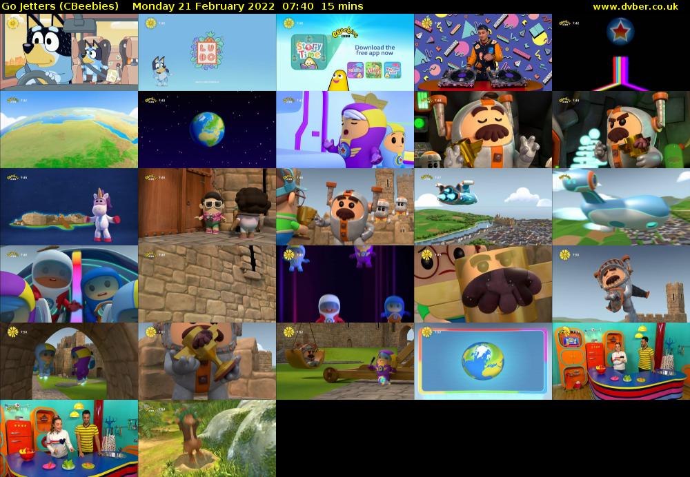 Go Jetters (CBeebies) Monday 21 February 2022 07:40 - 07:55