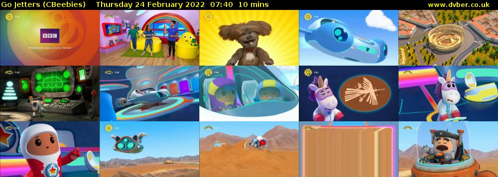 Go Jetters (CBeebies) Thursday 24 February 2022 07:40 - 07:50