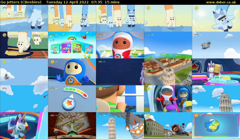 Go Jetters (CBeebies) Tuesday 12 April 2022 07:35 - 07:50