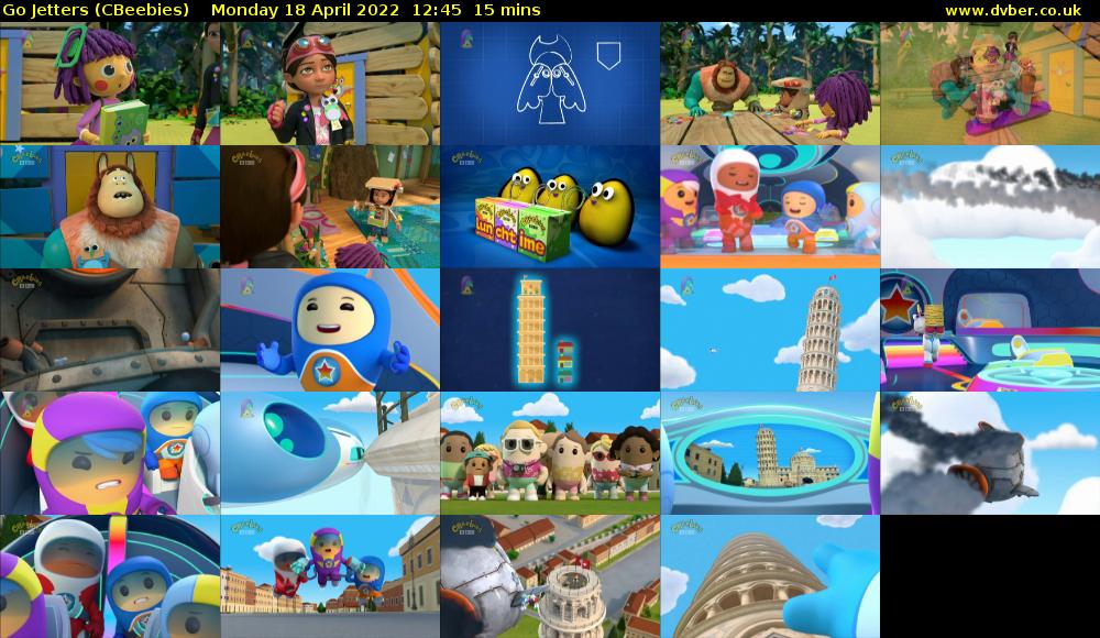 Go Jetters (CBeebies) Monday 18 April 2022 12:45 - 13:00