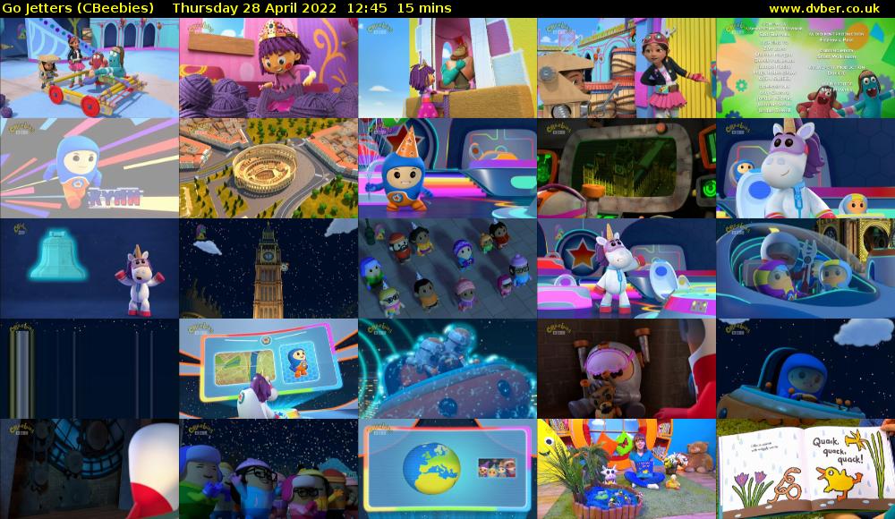Go Jetters (CBeebies) Thursday 28 April 2022 12:45 - 13:00