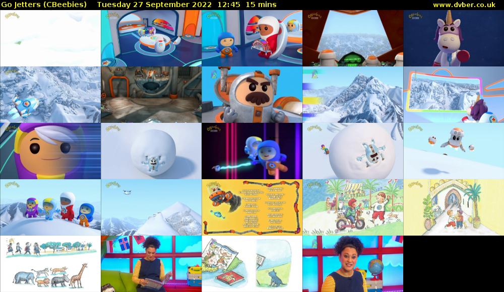 Go Jetters (CBeebies) Tuesday 27 September 2022 12:45 - 13:00