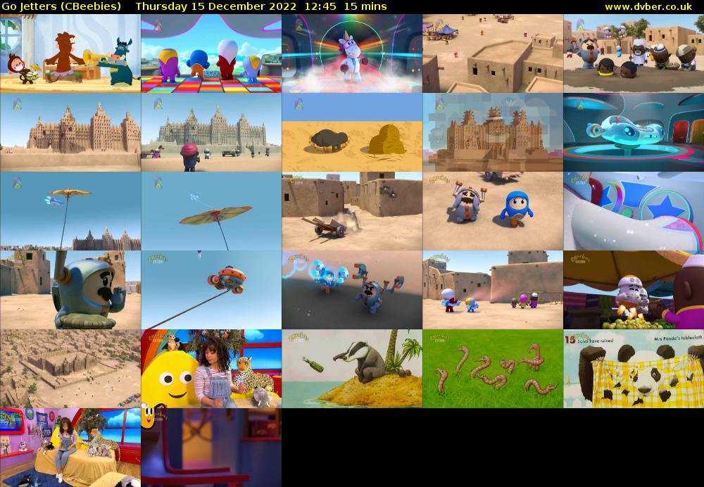 Go Jetters (CBeebies) Thursday 15 December 2022 12:45 - 13:00