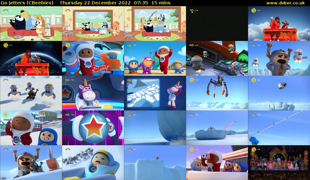Go Jetters (CBeebies) Thursday 22 December 2022 07:35 - 07:50