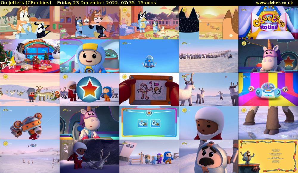Go Jetters (CBeebies) Friday 23 December 2022 07:35 - 07:50