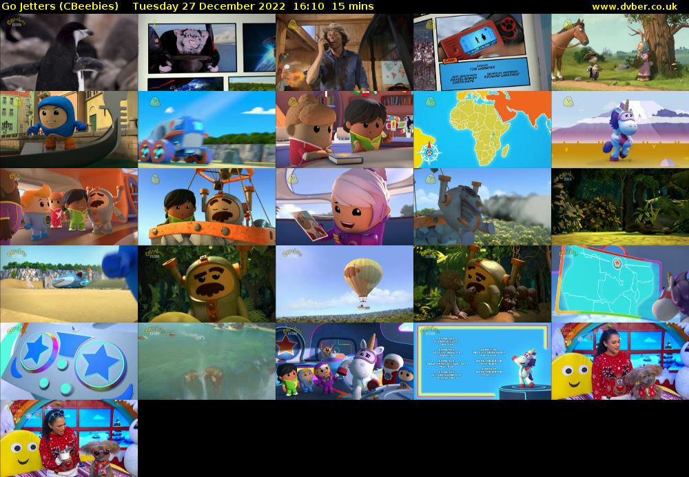Go Jetters (CBeebies) Tuesday 27 December 2022 16:10 - 16:25
