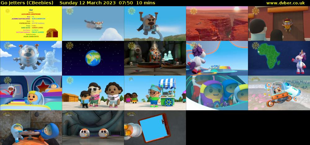 Go Jetters (CBeebies) Sunday 12 March 2023 07:50 - 08:00