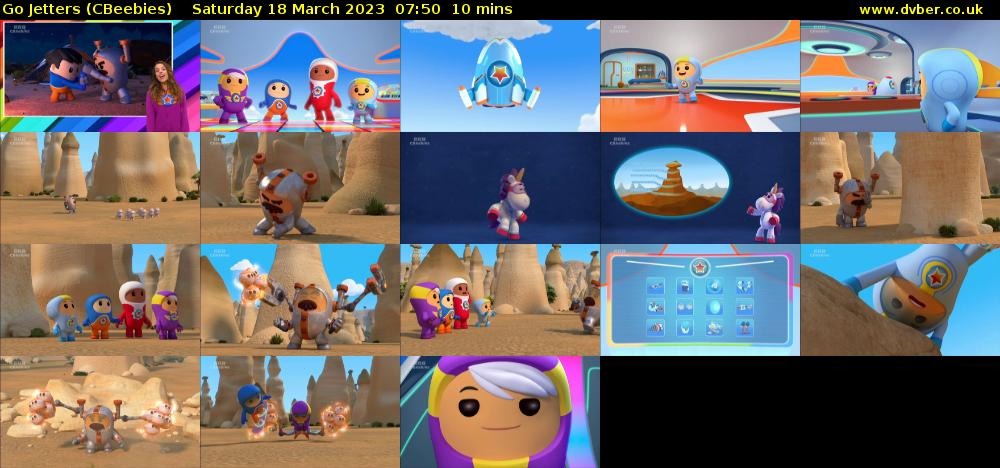 Go Jetters (CBeebies) Saturday 18 March 2023 07:50 - 08:00