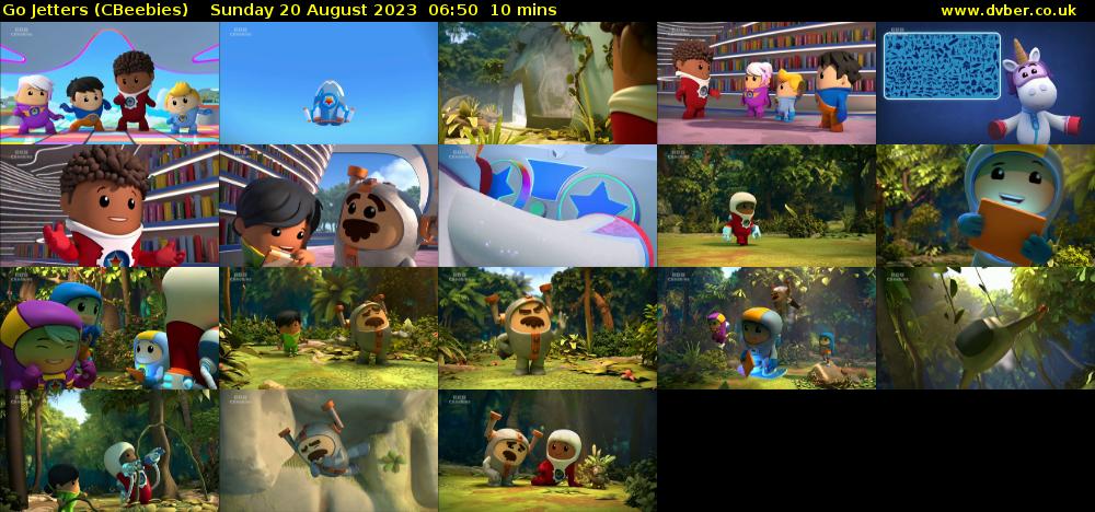 Go Jetters (CBeebies) Sunday 20 August 2023 06:50 - 07:00