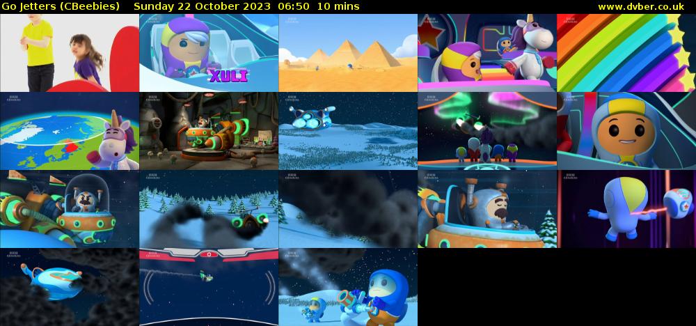 Go Jetters (CBeebies) Sunday 22 October 2023 06:50 - 07:00