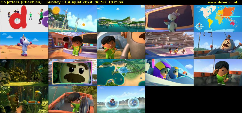 Go Jetters (CBeebies) Sunday 11 August 2024 06:50 - 07:00