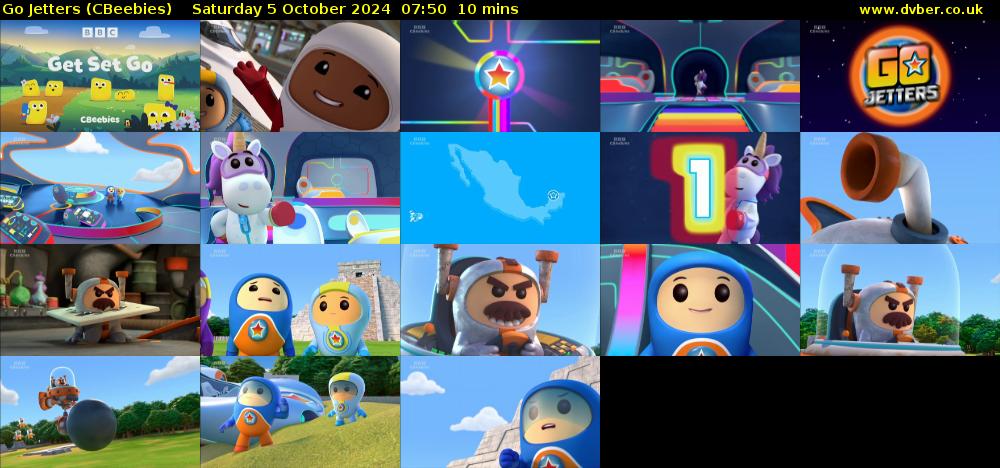 Go Jetters (CBeebies) Saturday 5 October 2024 07:50 - 08:00