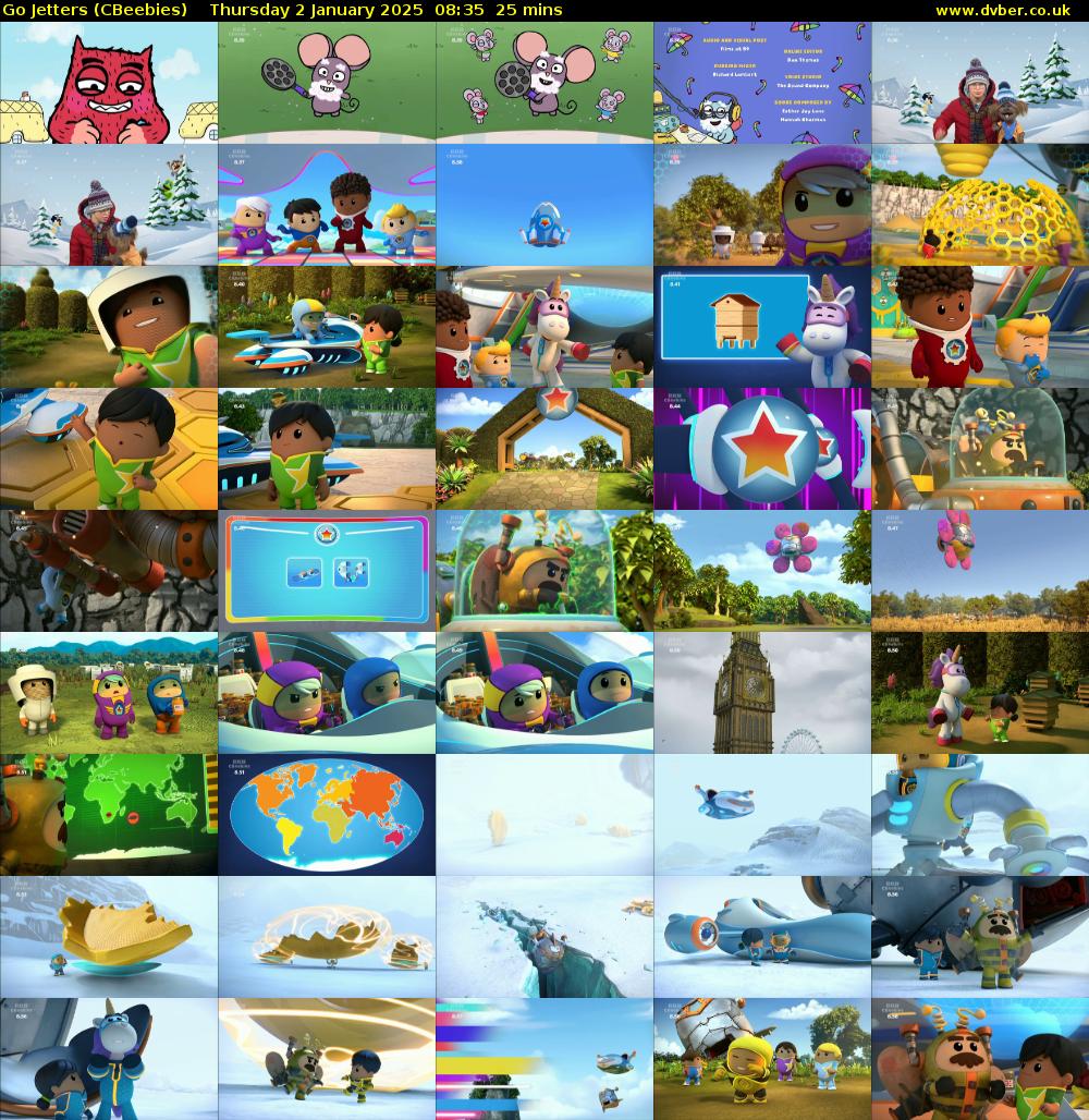 Go Jetters (CBeebies) Thursday 2 January 2025 08:35 - 09:00