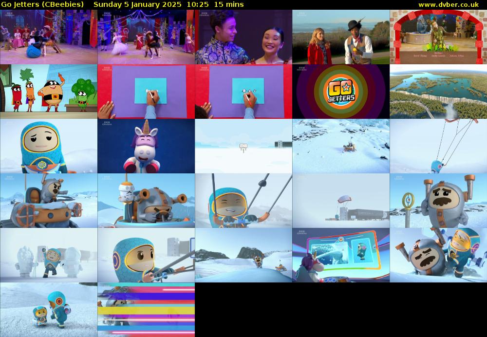 Go Jetters (CBeebies) Sunday 5 January 2025 10:25 - 10:40