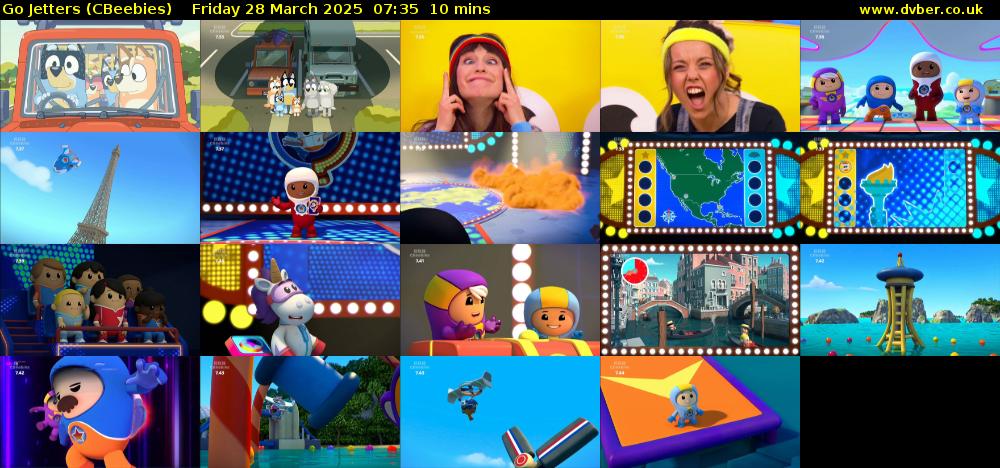 Go Jetters (CBeebies) Friday 28 March 2025 07:35 - 07:45
