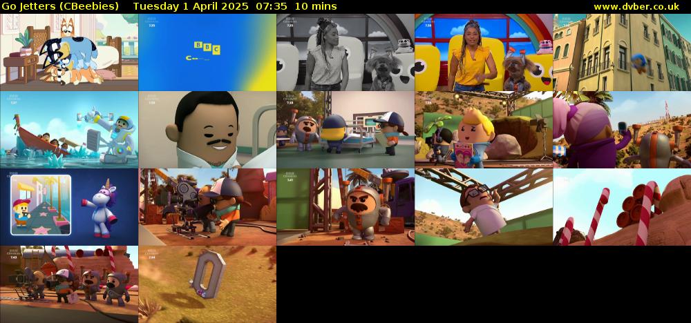 Go Jetters (CBeebies) Tuesday 1 April 2025 07:35 - 07:45