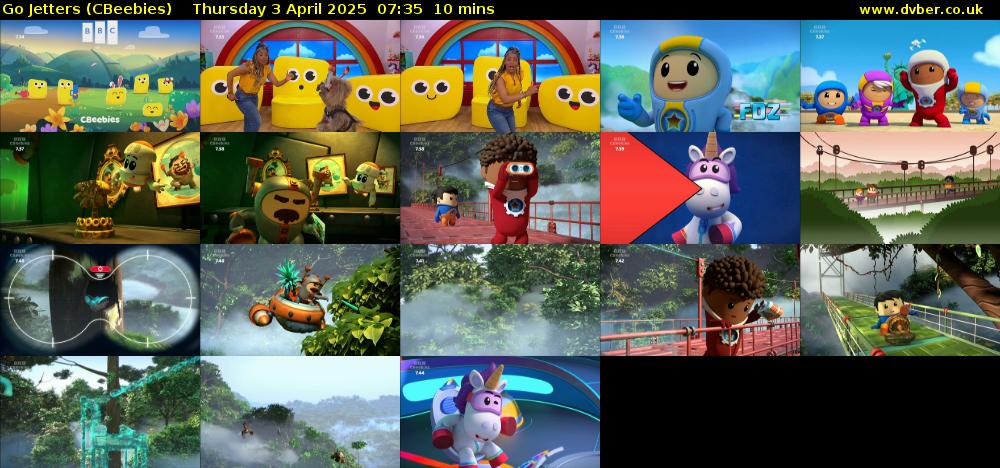 Go Jetters (CBeebies) Thursday 3 April 2025 07:35 - 07:45