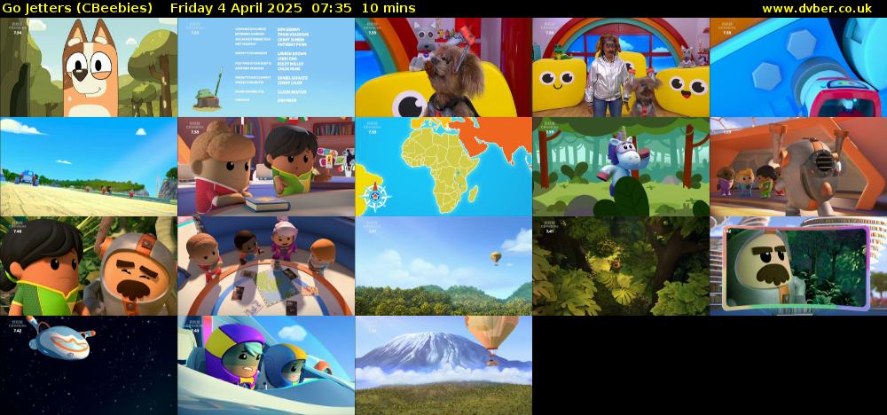 Go Jetters (CBeebies) Friday 4 April 2025 07:35 - 07:45