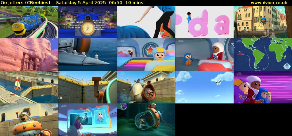 Go Jetters (CBeebies) Saturday 5 April 2025 06:50 - 07:00