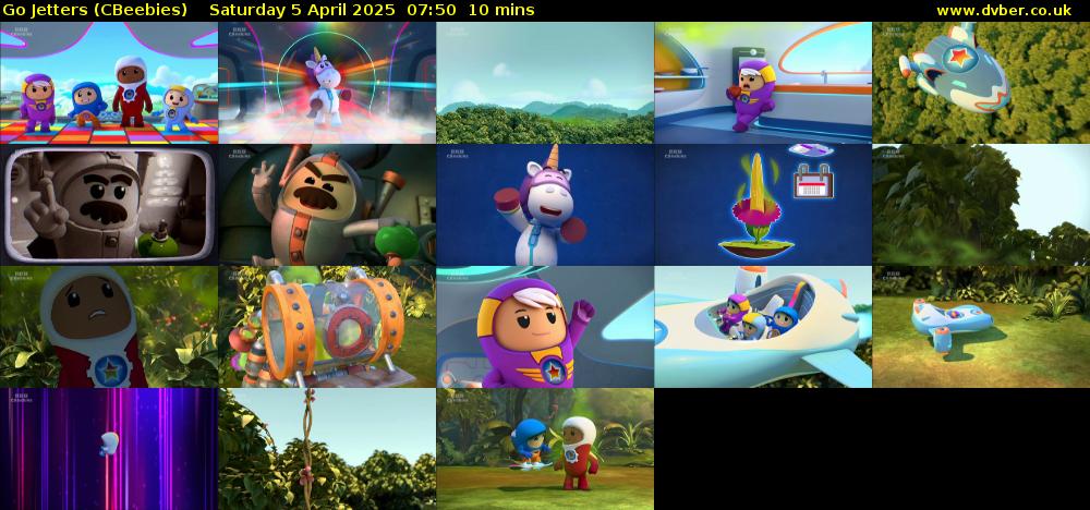 Go Jetters (CBeebies) Saturday 5 April 2025 07:50 - 08:00