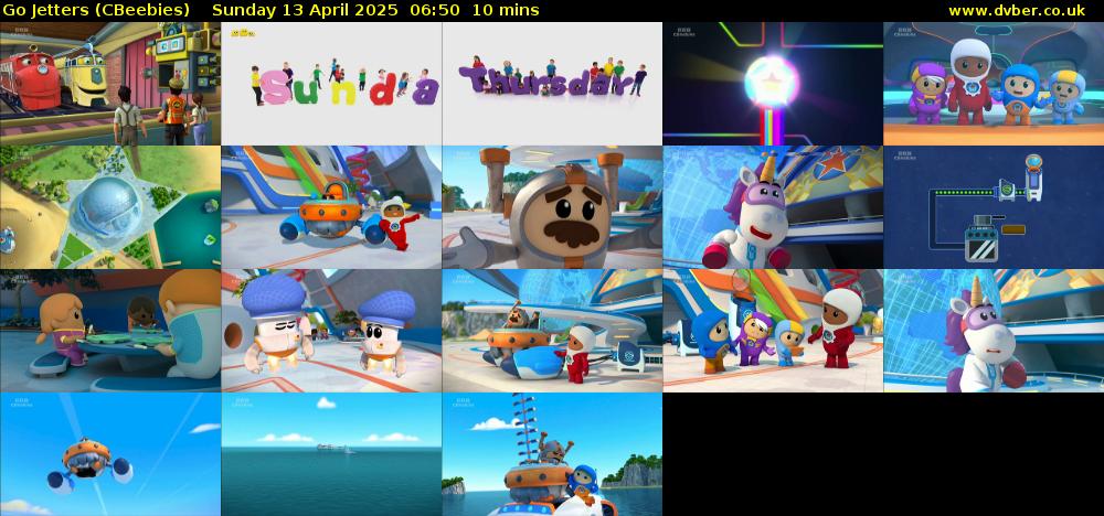 Go Jetters (CBeebies) Sunday 13 April 2025 06:50 - 07:00