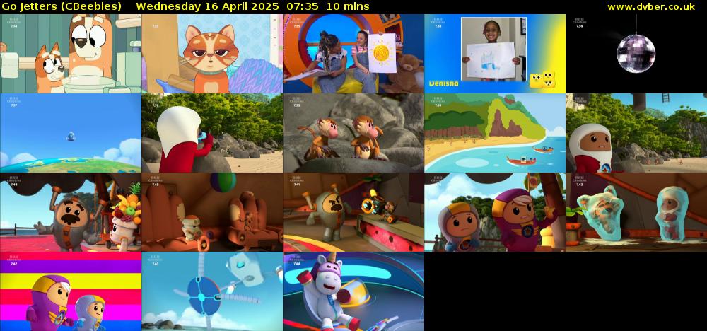 Go Jetters (CBeebies) Wednesday 16 April 2025 07:35 - 07:45