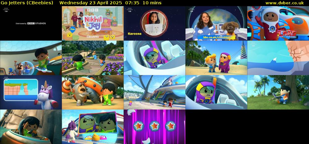 Go Jetters (CBeebies) Wednesday 23 April 2025 07:35 - 07:45