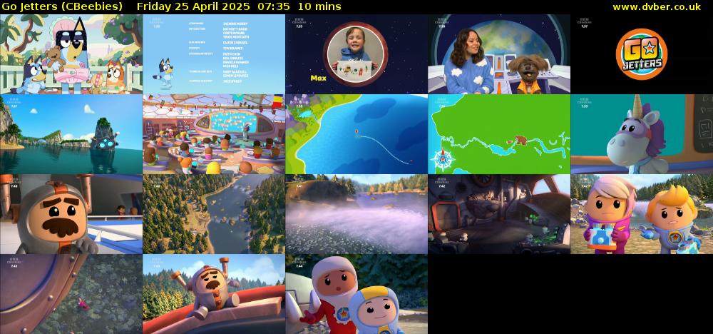 Go Jetters (CBeebies) Friday 25 April 2025 07:35 - 07:45