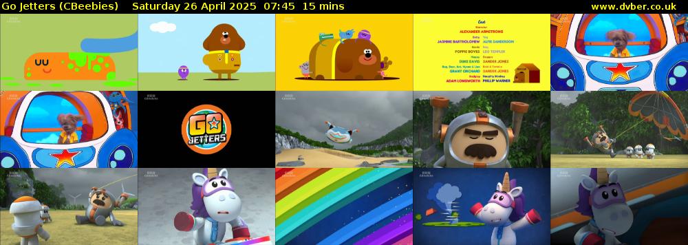 Go Jetters (CBeebies) Saturday 26 April 2025 07:45 - 08:00