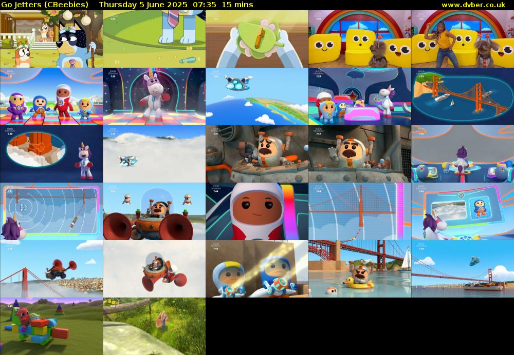 Go Jetters (CBeebies) Thursday 5 June 2025 07:35 - 07:50