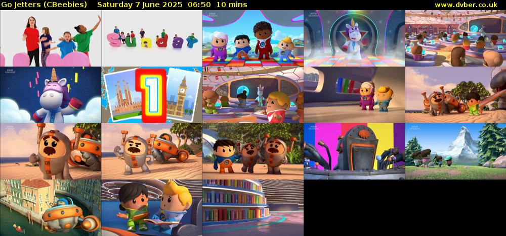 Go Jetters (CBeebies) Saturday 7 June 2025 06:50 - 07:00