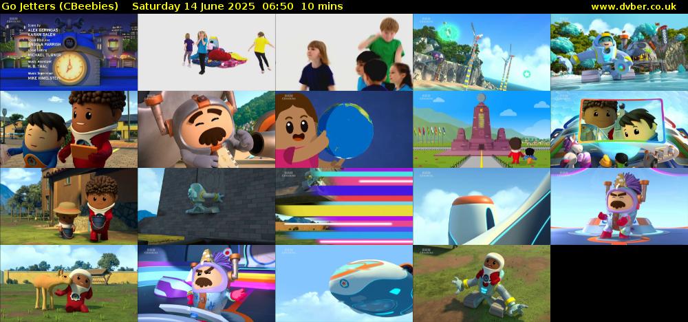 Go Jetters (CBeebies) Saturday 14 June 2025 06:50 - 07:00