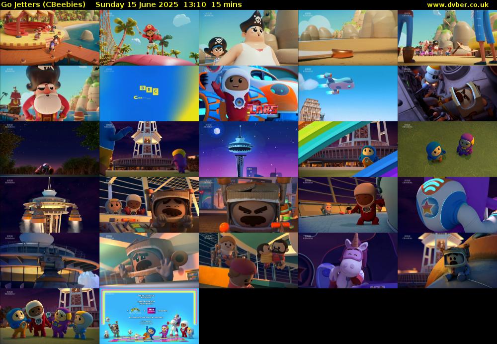 Go Jetters (CBeebies) Sunday 15 June 2025 13:10 - 13:25