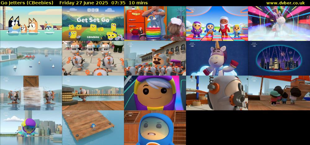 Go Jetters (CBeebies) Friday 27 June 2025 07:35 - 07:45