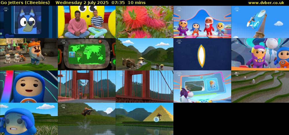 Go Jetters (CBeebies) Wednesday 2 July 2025 07:35 - 07:45