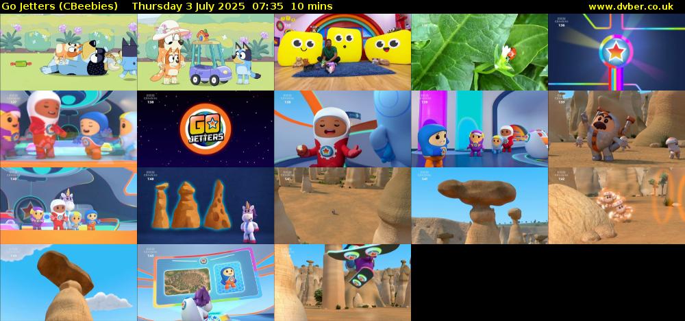 Go Jetters (CBeebies) Thursday 3 July 2025 07:35 - 07:45