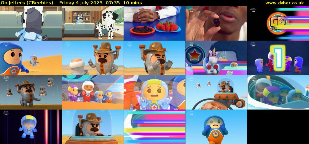 Go Jetters (CBeebies) Friday 4 July 2025 07:35 - 07:45