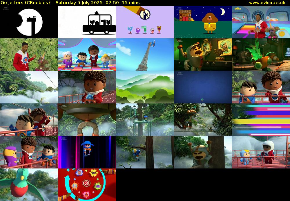 Go Jetters (CBeebies) Saturday 5 July 2025 07:50 - 08:05