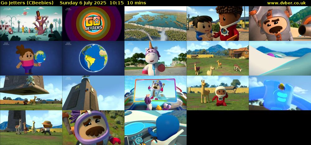 Go Jetters (CBeebies) Sunday 6 July 2025 10:15 - 10:25