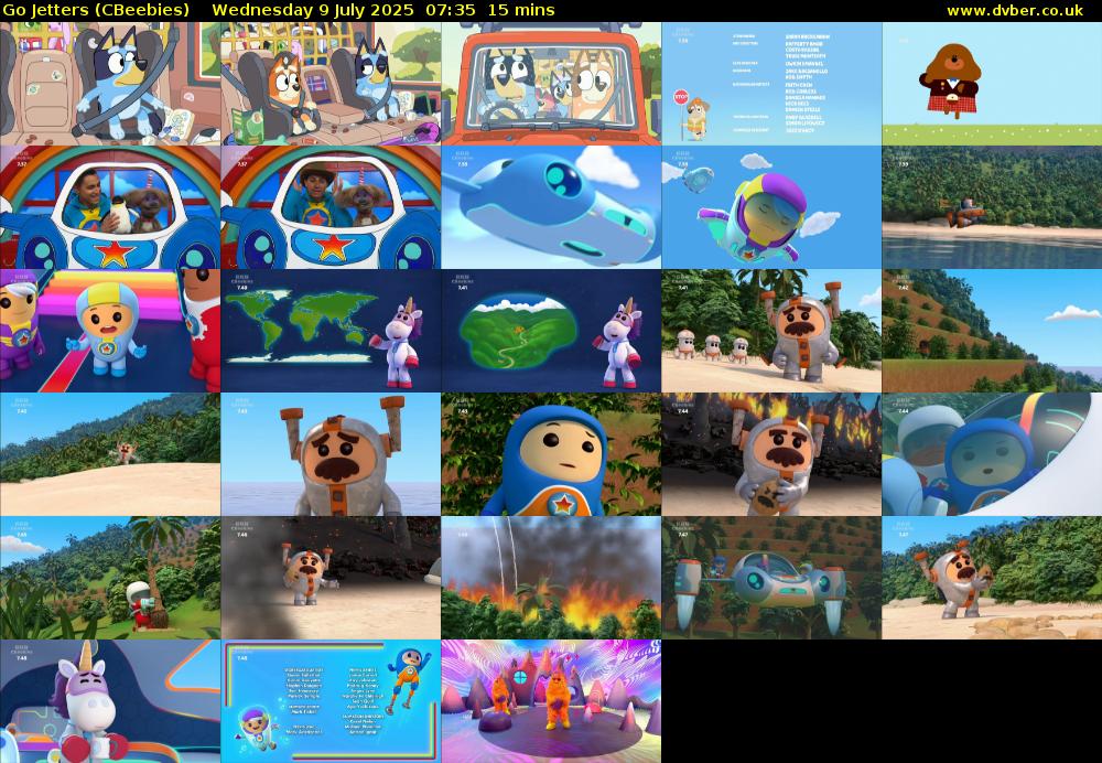 Go Jetters (CBeebies) Wednesday 9 July 2025 07:35 - 07:50