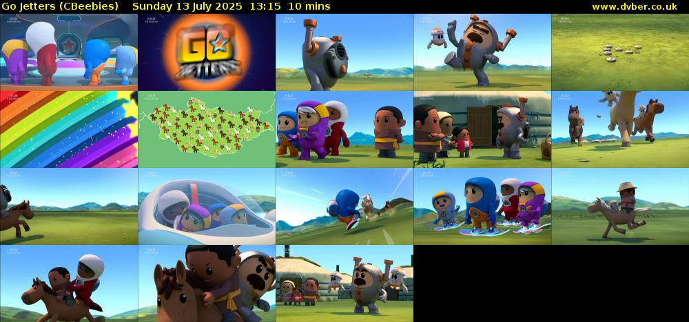 Go Jetters (CBeebies) Sunday 13 July 2025 13:15 - 13:25