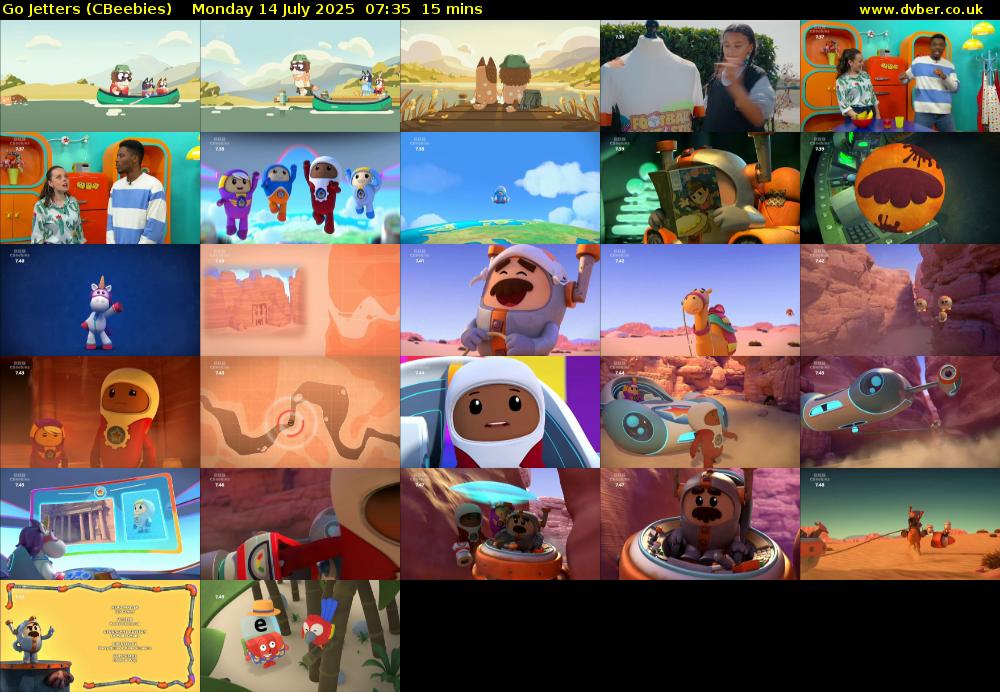 Go Jetters (CBeebies) Monday 14 July 2025 07:35 - 07:50
