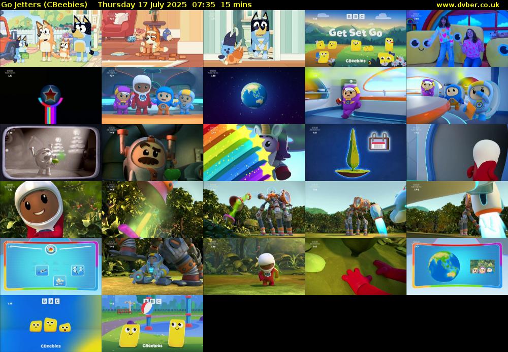 Go Jetters (CBeebies) Thursday 17 July 2025 07:35 - 07:50