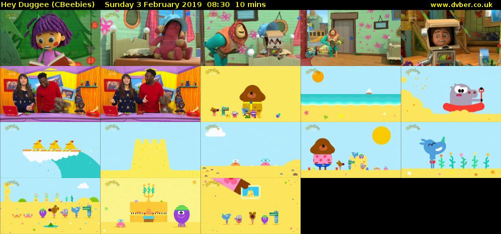 Hey Duggee (CBeebies) Sunday 3 February 2019 08:30 - 08:40