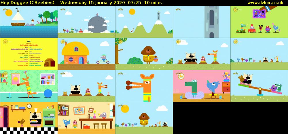 Hey Duggee (CBeebies) Wednesday 15 January 2020 07:25 - 07:35