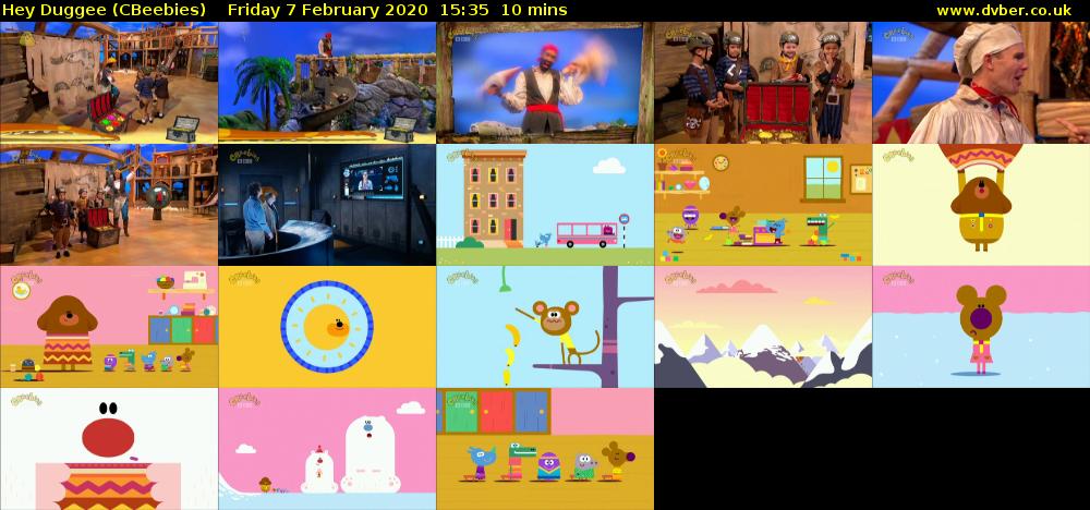 Hey Duggee (CBeebies) Friday 7 February 2020 15:35 - 15:45