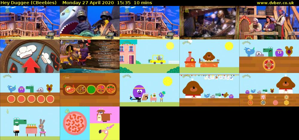 Hey Duggee (CBeebies) Monday 27 April 2020 15:35 - 15:45