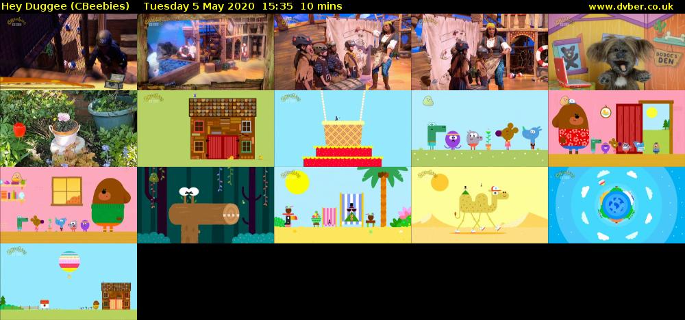 Hey Duggee (CBeebies) Tuesday 5 May 2020 15:35 - 15:45