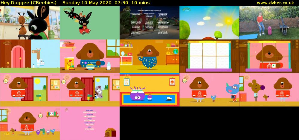 Hey Duggee (CBeebies) Sunday 10 May 2020 07:30 - 07:40