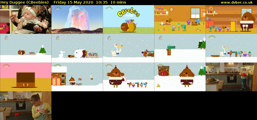 Hey Duggee (CBeebies) Friday 15 May 2020 10:35 - 10:45